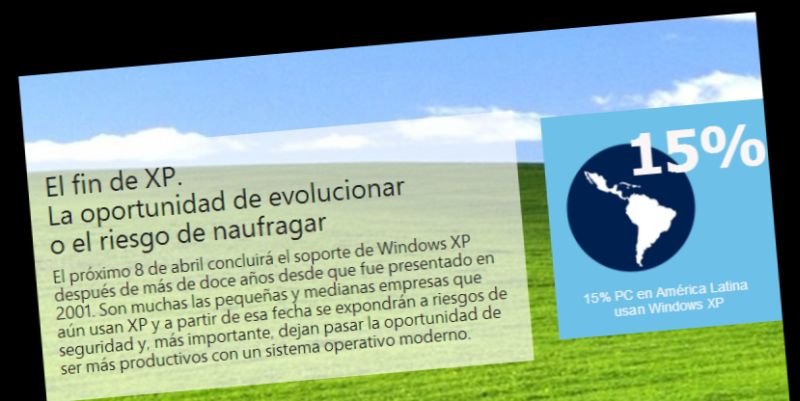 Microsoft recomienda actualizar a Windows 8.1